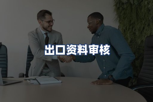 出口资料审核